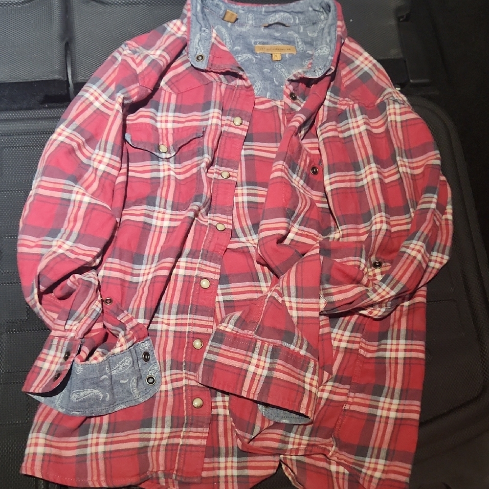 Levi's Red Plaid Men's Shirt